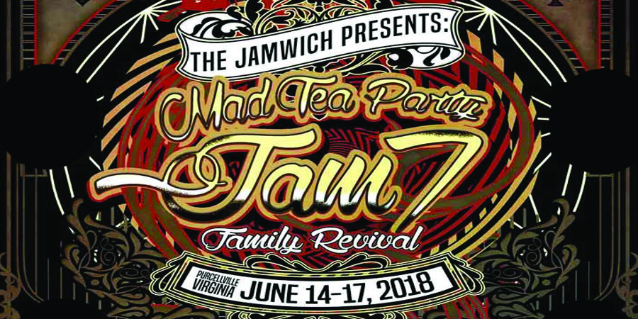 Mad Tea Party Jam 7 event poster.