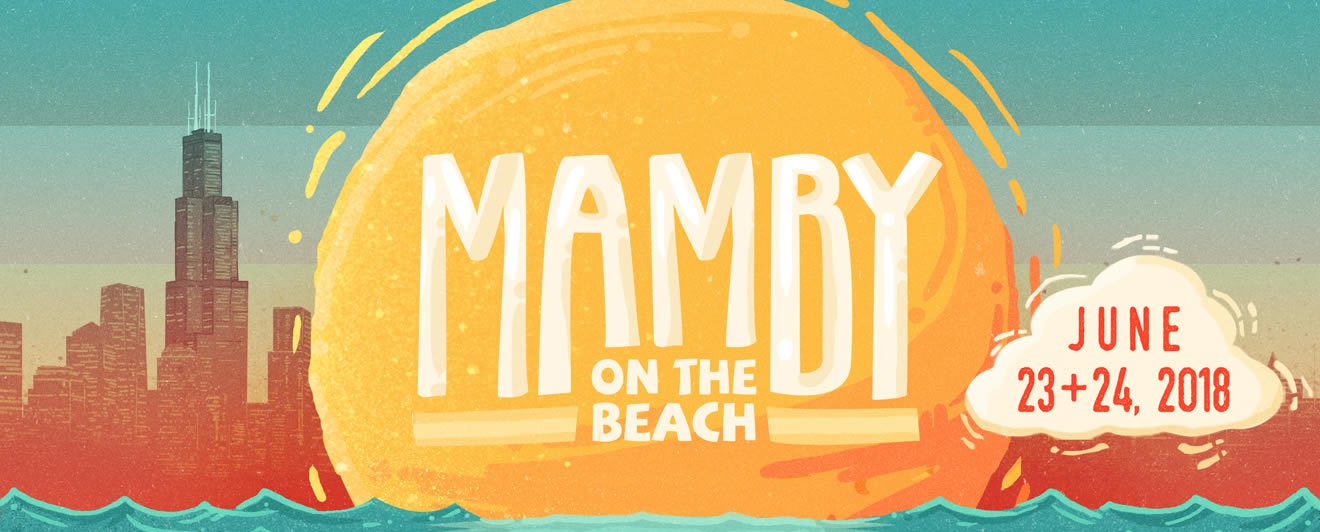 Mamby on the Beach festival poster.