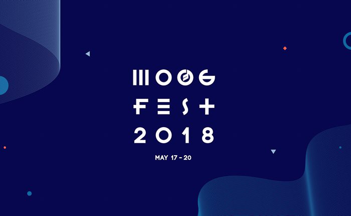 Moogfest 2018 event poster, May 17-20.