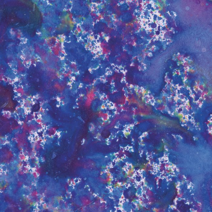 Colorful abstract pattern with blue and pink.