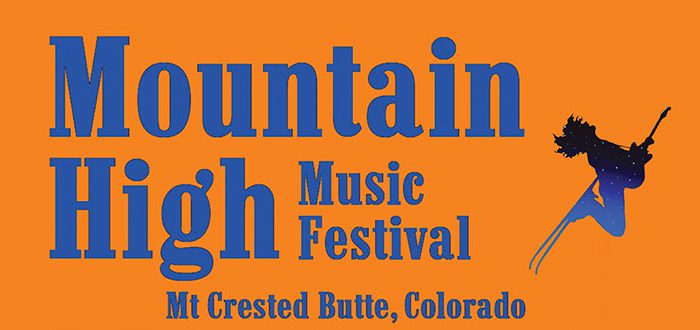 Mountain High Music Festival logo, Colorado.