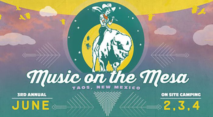 Music on the Mesa festival poster.