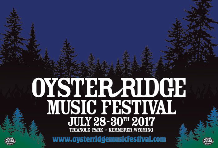 Oyster Ridge Music Festival 2017 event poster.