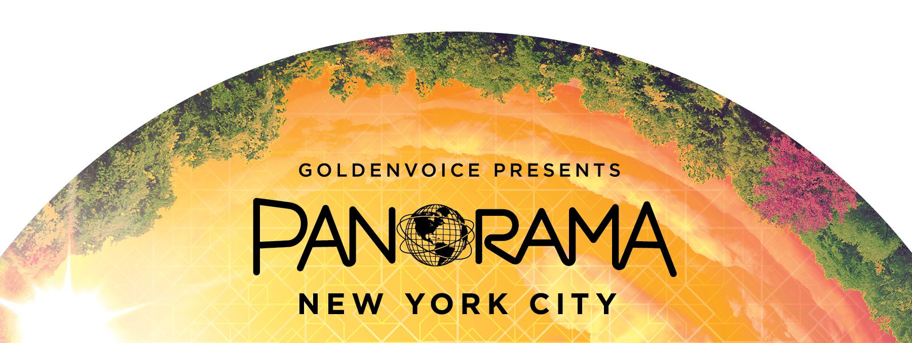 Panorama New York City festival logo design.