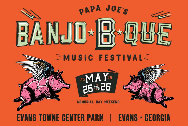 Papa Joe's Banjo-B-Que Festival Poster.