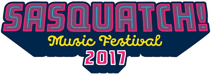 Sasquatch! Music Festival 2017 logo design.