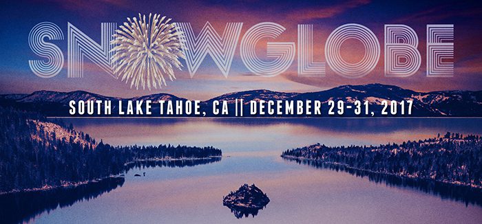 Snowglobe festival poster, South Lake Tahoe 2017.