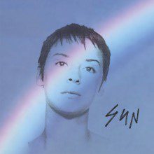 Person with rainbow and text "Sun".