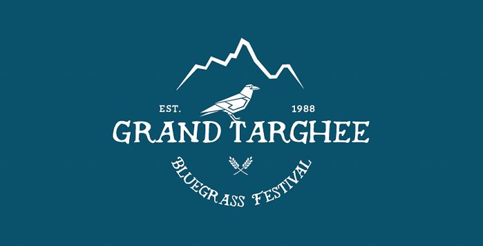 Grand Targhee Bluegrass Festival logo design.