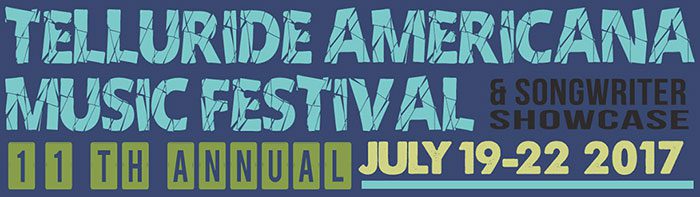 Telluride Americana Music Festival 2017 banner.