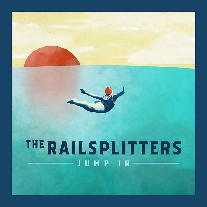 Album cover: person diving into water.