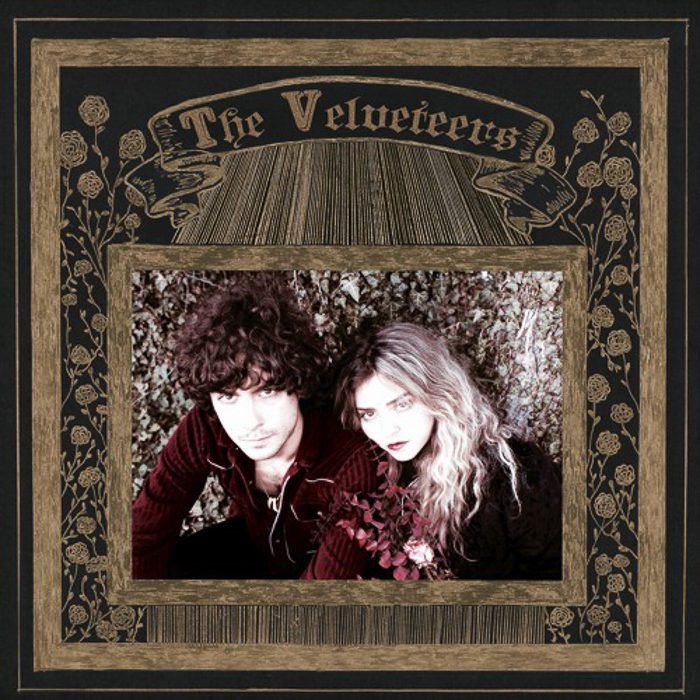 Vintage-style portrait of a musical duo.