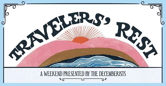 Travelers' Rest festival poster by The Decemberists.