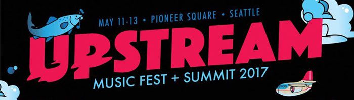 Upstream Music Fest and Summit 2017 banner.