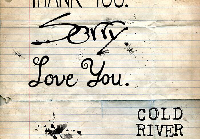 Handwritten notes with splatters on paper.