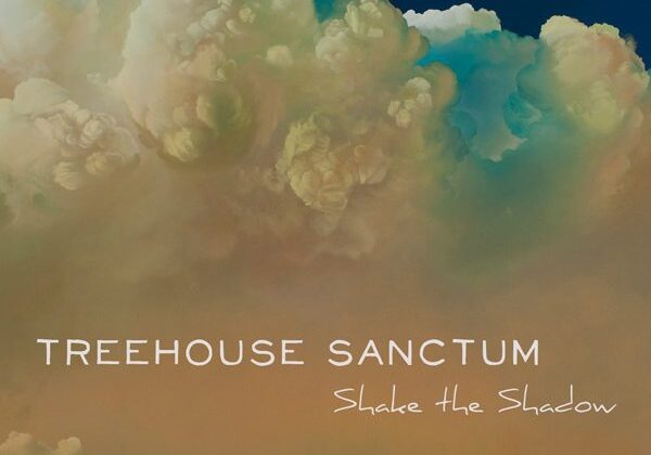 Colorful clouds with text: Treehouse Sanctum.