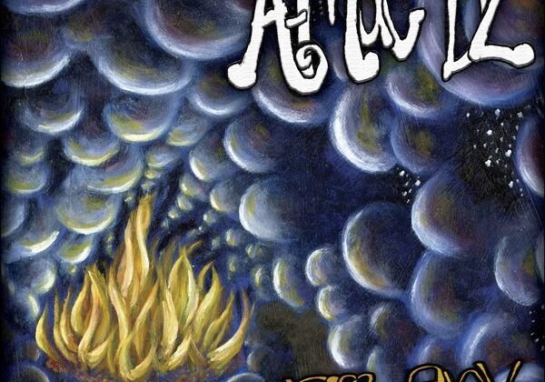 Abstract fire with cloud-like swirls.