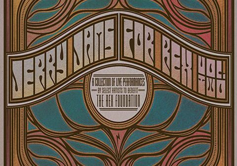 Psychedelic album cover with abstract design.