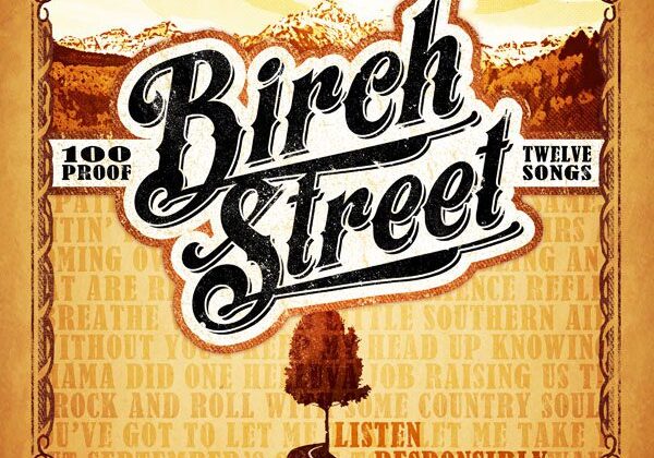 Birch Street album cover with vintage design.