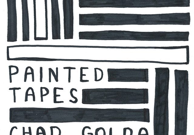 Painted Tapes cover with abstract black shapes.