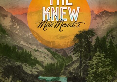 Mountain landscape with "The Knew" text overlay.