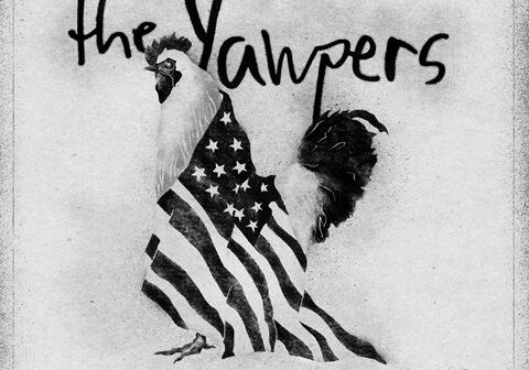 Rooster with American flag, "The Yawpers.