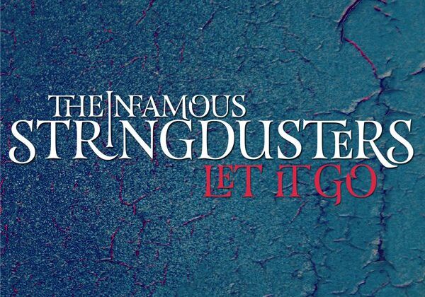 Cracked blue texture with album title text.