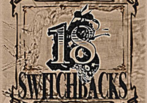 Vintage style logo with '18 Switchbacks' text.