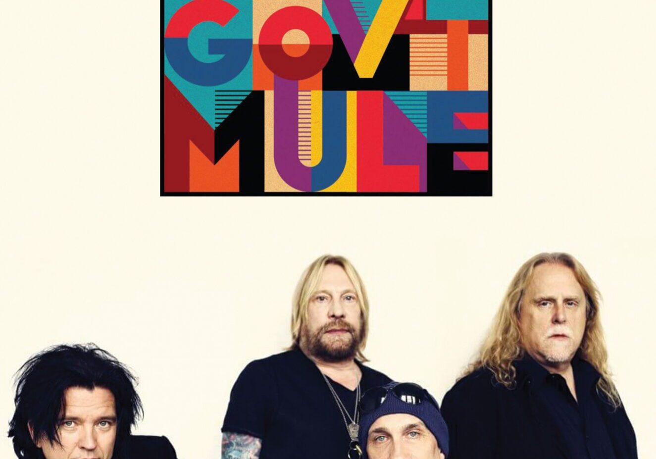 Magazine cover featuring Gov't Mule band members.