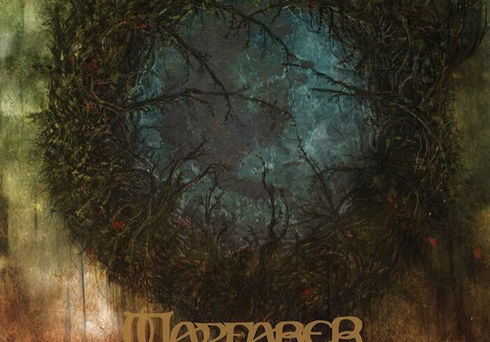 Dark, mystical album cover with forest theme.