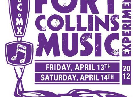 Fort Collins Music Experiment 2012 poster.