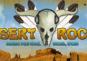 Desert Rocks Music Festival logo, Moab, Utah.