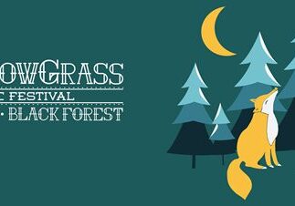 Foxes howling at moon, MeadowGrass Music Festival.
