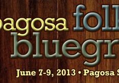 Pagosa Folk 'n Bluegrass Festival 2013 banner.