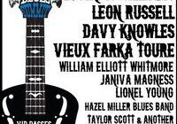 Music festival poster with performer lineup.