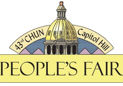 Capitol Hill People's Fair logo design.