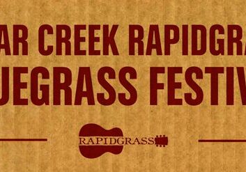 Clear Creek Rapidgrass Bluegrass Festival logo.
