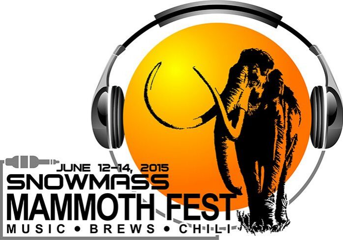 Mammoth Fest logo with headphones and text.