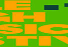 Mile High Music Festival logo, green background.