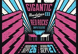 Concert poster for Big Gigantic event.