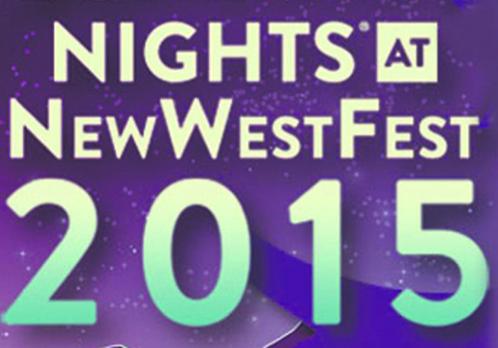 Bohemian Nights at NewWestFest 2015 poster.