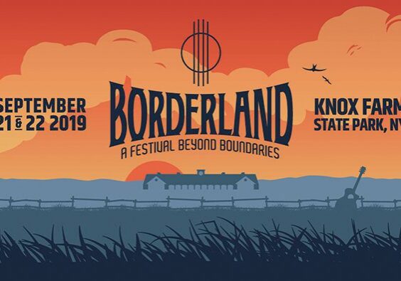 Borderland festival poster, Knox Farm, 2019.