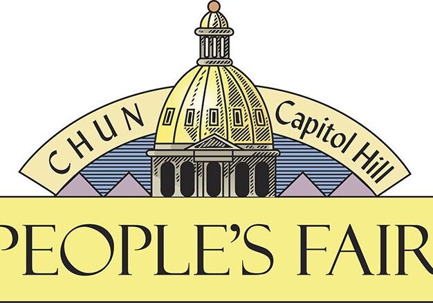 Capitol Hill People's Fair logo illustration.