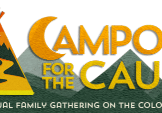 Campout for the Cause event banner.