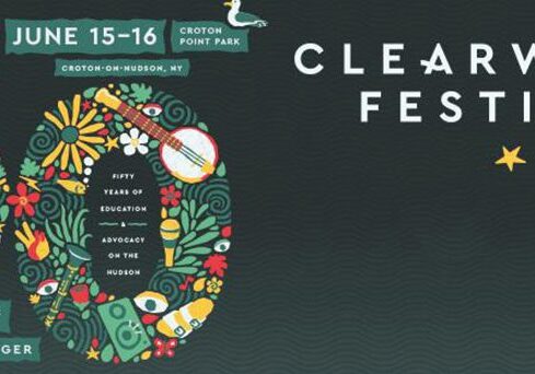 Clearwater Festival 50th anniversary event poster.