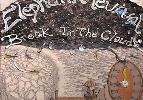 Surreal artwork with "Elephant Revival" text.