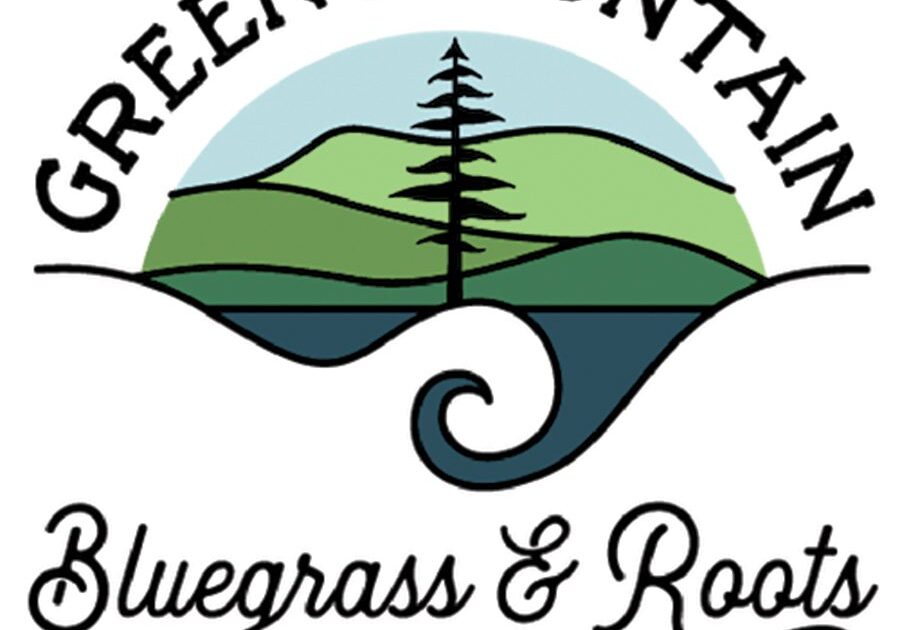 Green Mountain Bluegrass & Roots festival logo.
