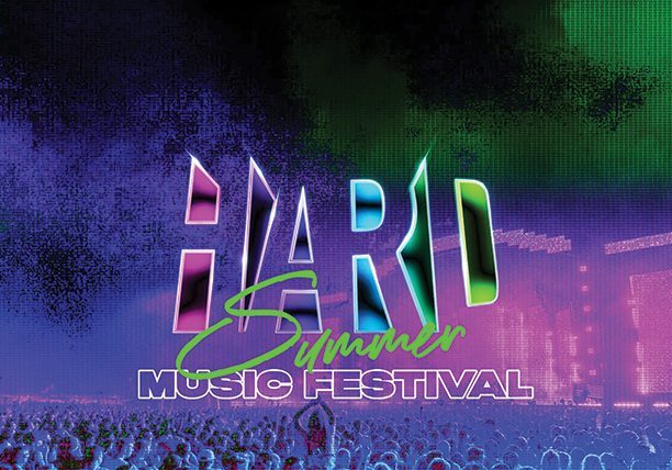 HARD Summer Music Festival vibrant graphic.