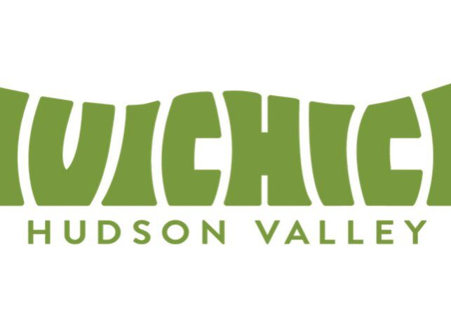 Huichica Hudson Valley green logo design.