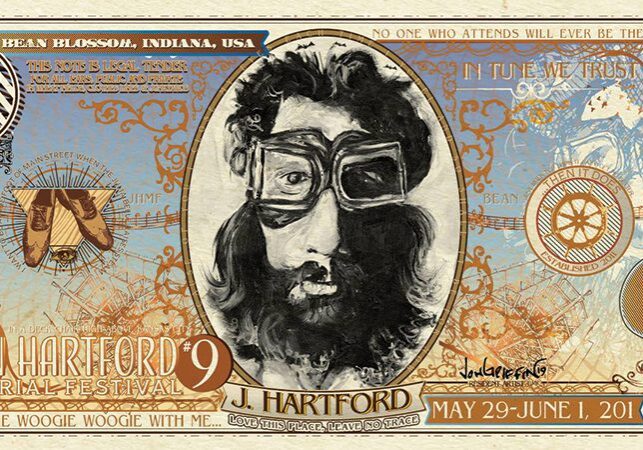 Illustrated festival poster with intricate design.